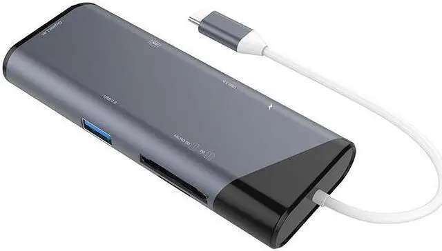 Alt view image 3 of 4 - USB Docking Station, USB C Hub type c hub TO hdmi 4K Adapter Triple Display USB C Laptop Docking Station Dual Display for MacBook Pro/Air/M1/M2/Mac, USB C Hub for Dell/HP/Lenovo/Surface