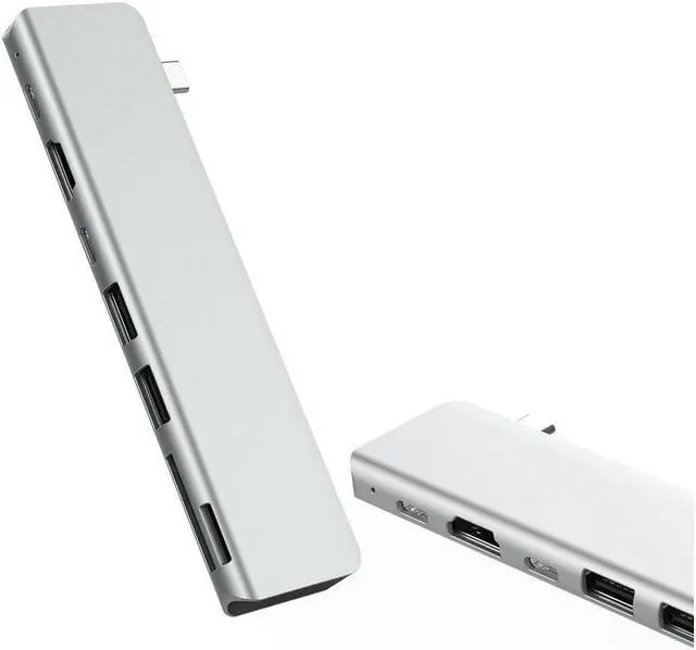 Main image of USB Docking Station, USB C Hub 7.1in1 Single Port
 Adapter Triple Display USB C Laptop Docking Station Dual Display for MacBook Pro/Air/M1/M2/Mac, USB C Hub for Dell/HP/Lenovo/Surface