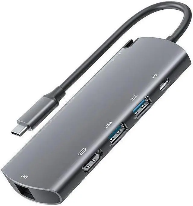 Main image of M.2 solid state drive enclosure typec six-in-one splitter hdmi external interface usb laptop docking station