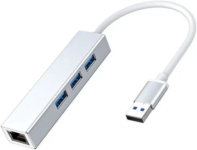 Main image of Gigabit Ethernet Port 4-in-1 Docking Station (Silver) PC HDMI Converter USB3.0 Docking Station Thunderbolt 3 Expansion