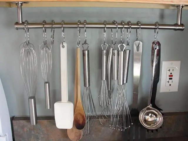 Alt view image 5 of 6 - 12 Stainless Steel Shower Curtain Rings with Glide System, 12 Single Hooks, 69 x 39 mm