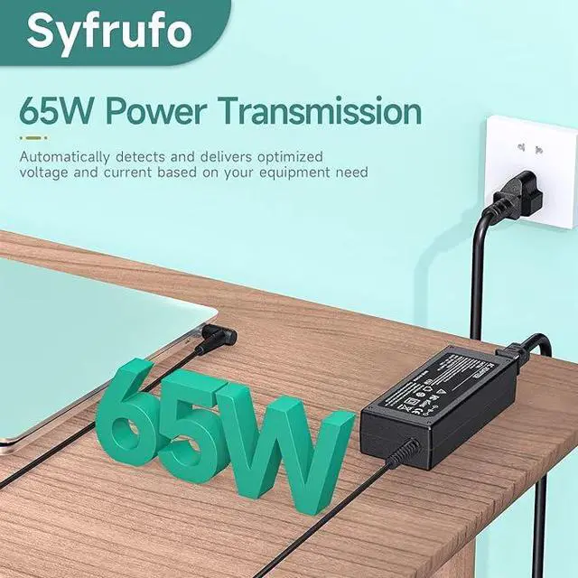 Alt view image 5 of 6 - Laptop Charger for Acer Chromebook CB3-431 CB3-532 15 CB3-131 C720 PA-1450-26 N15Q8 N15Q9 N15Q10 CB3-111 CB3-531 CB5-132T CB5-311 CB5-571 C720P C738T C740 C810 C910 13 11 11R Power-Supply-Cord