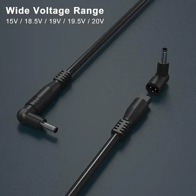 Alt view image 4 of 6 - 90W Universal AC Adapter Laptop Charger Replacement for Dell HP Acer Asus Lenovo IBM Toshiba Samsung Sony Fujitsu Gateway Notebook Ultrabook Chromebook Power Supply Cord with 16 Tips