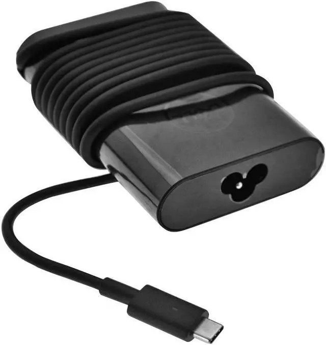 Alt view image 2 of 3 - Laptop Charger 65W Watt USB Type C AC Power Adapter LA65NM190/HA65NM190/DA65NM190 Include Power Cord for Dell XPS 12 9250, XPS 13 9350 Compatible with XPS Series and Latitude 5000 Series