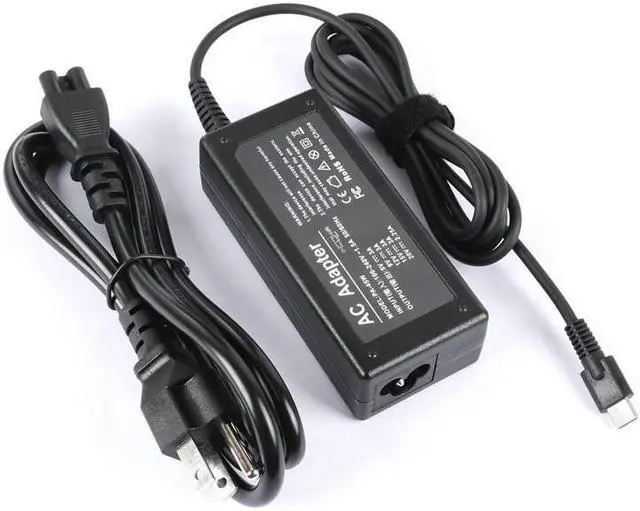 Alt view image 4 of 5 - Universal Charger USB C for Hp 65W 45W USB-C Laptop Charger,Replacement for Lenovo Thinkpad/Yoga,Dell Chromebook 3100,Latitude 5420,Asus,Samsung,Acer,Google Series Type C Power Adapter Cord