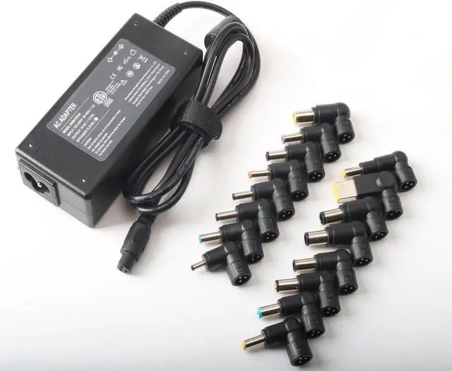 Alt view image 2 of 4 - 90W Universal AC Adapter Laptop Charger Replacement for Dell HP Acer Asus Lenovo IBM Toshiba Samsung Sony Fujitsu Gateway Notebook Ultrabook Chromebook Power Supply Cord with 16 Tips