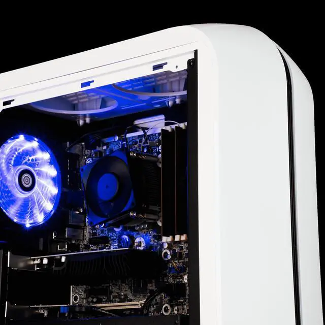 Alt view image 3 of 5 - Periphio Vortex Prebuilt Gaming PC | Intel Core i5-6500 (3.6GHz Turbo) | GeForce GT 1030 (2GB) | 4TB Solid State SSD | 16GB DDR4 RAM | Windows 10 Gaming Desktop | WiFi + BT