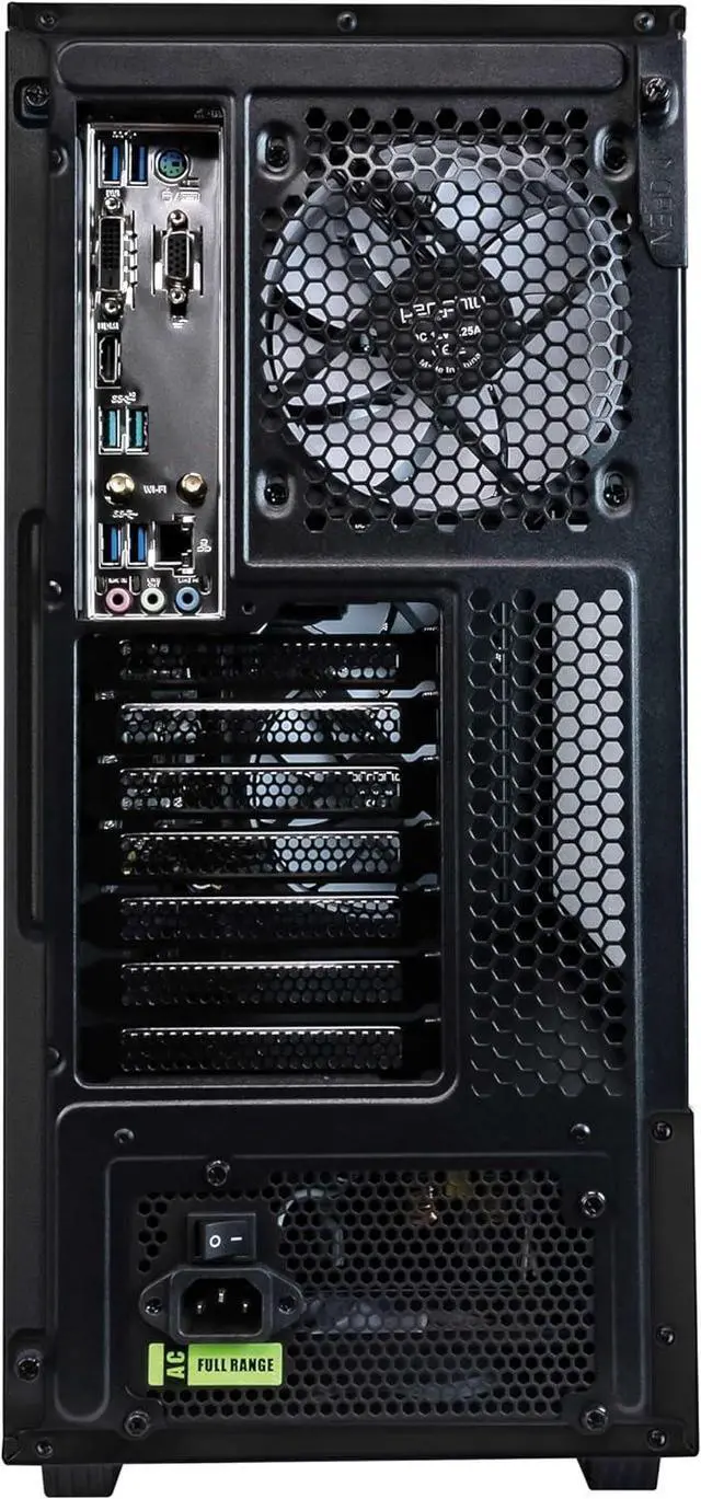 Alt view image 7 of 7 - Periphio Reaper Gaming PC Computer - AMD Ryzen 5 5600G, Radeon Vega 7 Graphics, 1TB NVMe Solid State, 16GB DDR4 RAM, Windows 11 Gaming Desktop Tower | RGB Elite 4-in-1 Bundle + RGB Speakers