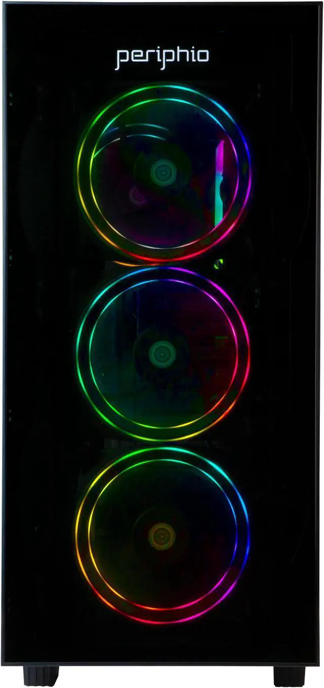 Alt view image 7 of 7 - Periphio Terra Prebuilt Gaming PC |AMD Ryzen 7 5700G (4.6GHz Turbo) | Radeon Vega 8 Graphics | 1TB M.2 NVMe SSD | 64GB DDR4 RAM | Windows 11 Gaming Desktop  | WiFi + BT