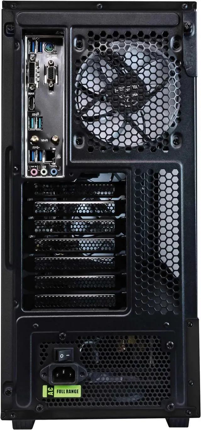 Alt view image 7 of 7 - Periphio Reaper Prebuilt Gaming PC Bundle - Ryzen 5 5600G | AMD Vega 7 iGPU| 1TB SSD | 16GB DDR4 RGB RAM | Windows 11 | 24 inch Monitor + RGB Gaming Keyboard, Mouse, Headset, Speakers, Mousepad
