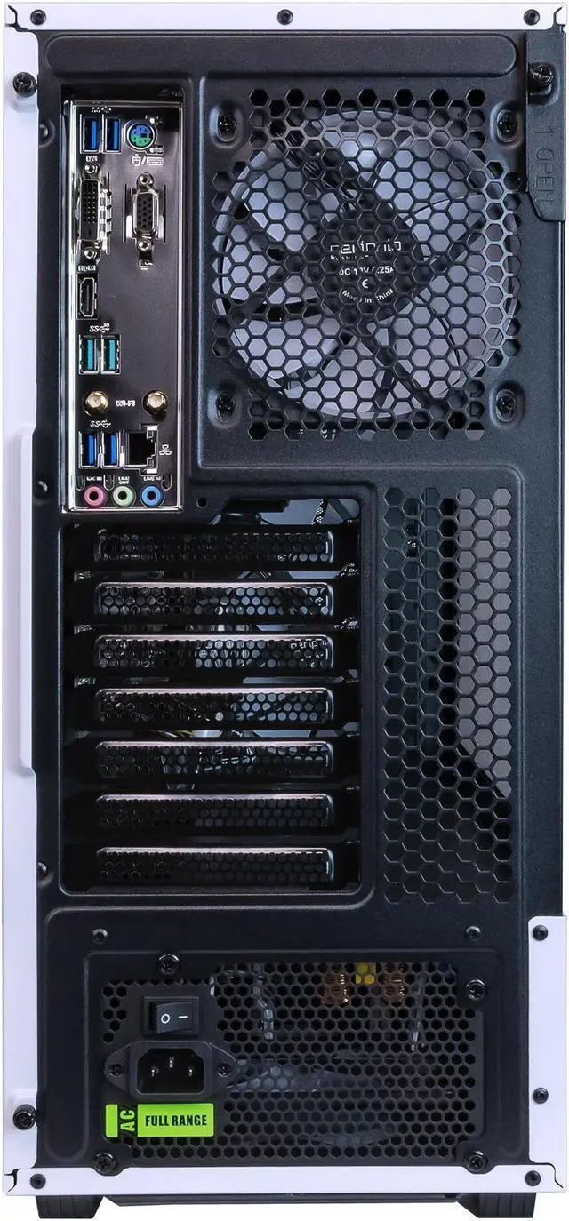 Alt view image 7 of 7 - Periphio Castle Gaming PC Computer - AMD Ryzen 5 5600G, Radeon Vega 7 Graphics, 1TB NVMe Solid State, 16GB DDR4 RAM, Windows 11 Gaming Desktop Tower | RGB Elite 4-in-1 Gaming Bundle