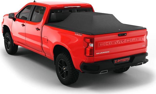 Main image of Sawtooth Expandable Tonneau Cover | Truck Bed Cover | Compatible with  2014-2018 GMC Sierra / Chevy Silverado 1500 |  6'-6" Bed