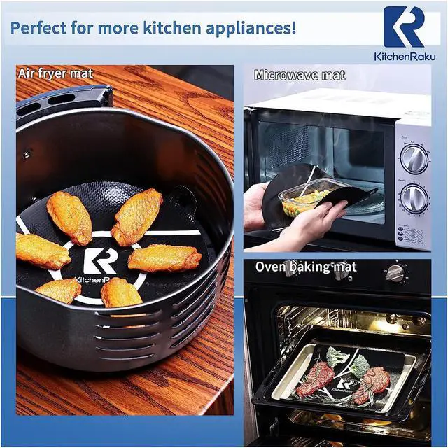 Alt view image 5 of 6 - Induction Cooktop Protector  Induction Cooktop Mat -(Magnetic) Cooktop Scratch Protector for Induction Stove, Silicone Mat for Air Fryer Liner By KITCHENRAKU