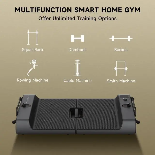 Alt view image 7 of 7 - Motion Space Smart Trainer | 6 in 1 Home Gym Fitness Equipment, Adjustable Full Body Resistance Training, Workout Equipment with APP, Multifunctional Weightlifting with Eccentric, Isokinetic Modes