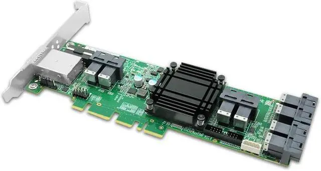 Alt view image 3 of 5 - Shinreal 24-Port Internal and 8-Port External 12Gb/s SAS Expander Card - Hard Drive Controller with 24 Internal Connectors