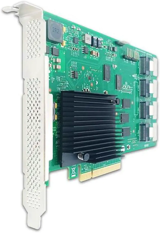 Alt view image 3 of 4 - shinreal PCIe x8 to 16 Port SFF-8087 6Gb/s Expansion Card SAS2116-16I