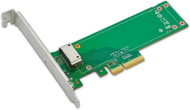 Alt view image 2 of 4 - shinreal PCIe 4.0 x4 to NVMe EDSFF 1U short E1.S Adapter
