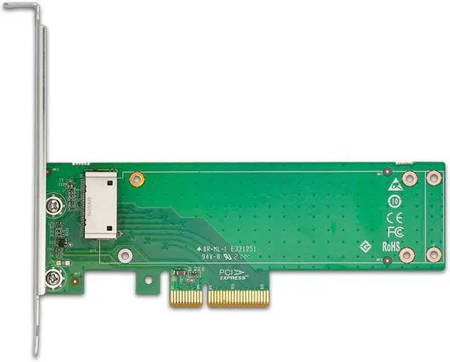 Alt view image 4 of 4 - shinreal PCIe 4.0 x4 to NVMe EDSFF 1U short E1.S Adapter