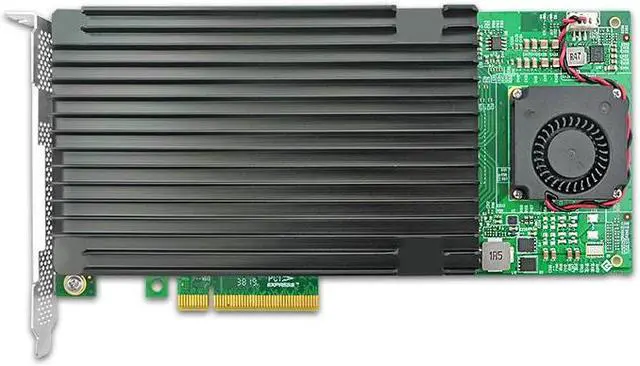 Main image of PCI Express 3.0 x8 to 4 xM.2 NVMe SSD Adapter with Heatsink
