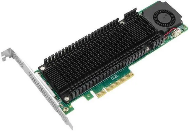 Alt view image 3 of 5 - shinreal PCIe3.0 to 2x M.2 NVMe RAID Adapter 2241-2IR