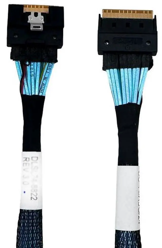 Alt view image 3 of 4 - eshinreal MCIO 8i to  SFF-8654 8i High Speed SAS NVMe Cable L=1m