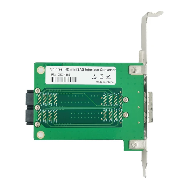 Alt view image 2 of 2 - eShinreal 2-Port 12G SFF-8644 to SFF-8643 Expansion Card