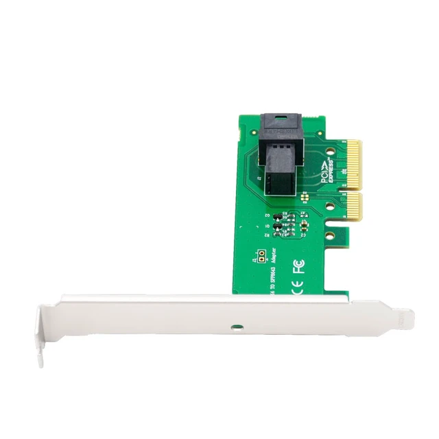 Alt view image 10 of 10 - eShinreal PCIe 3.0 x4 to Single-Port SFF-8643 U.2 NVMe Adapter Card