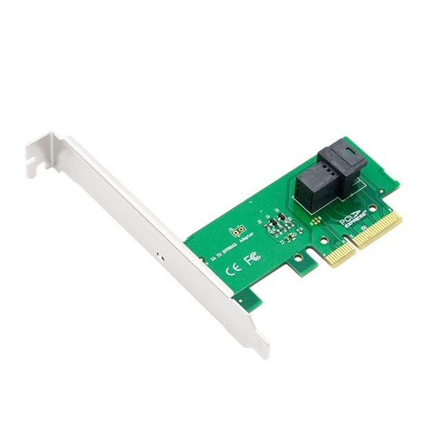 Alt view image 8 of 10 - eShinreal PCIe 3.0 x4 to Single-Port SFF-8643 U.2 NVMe Adapter Card
