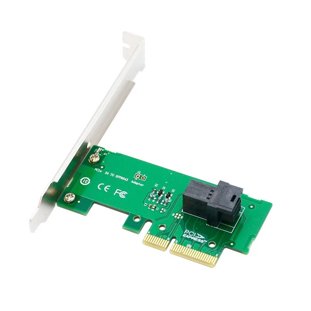 Alt view image 9 of 10 - eShinreal PCIe 3.0 x4 to Single-Port SFF-8643 U.2 NVMe Adapter Card