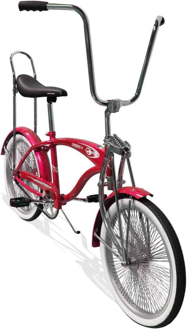 Alt view image 2 of 2 - Lowrider Classic Style 20" Cruiser Bicycle Banana Seat 140 Spokes Fan Rims Bike