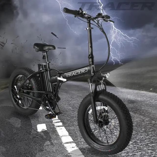Main image of 20" Inch Fat Tires Shimano 7-Speed 500W Foldable Electric Bike With Front and Rear Disc Brakes