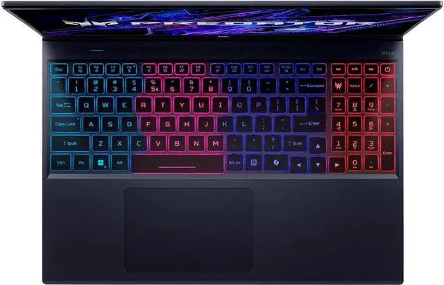 Alt view image 4 of 7 - Acer Predator Helios Neo 16 WUXGA IPS 165Hz Gaming NVIDIA GeForce RTX 4060 Intel Core i9-14900HX 16GB DDR5 RAM 512GB SSD HDMI Thunderbolt 4ZONE RGB Backlit Windows 11 Pro Black