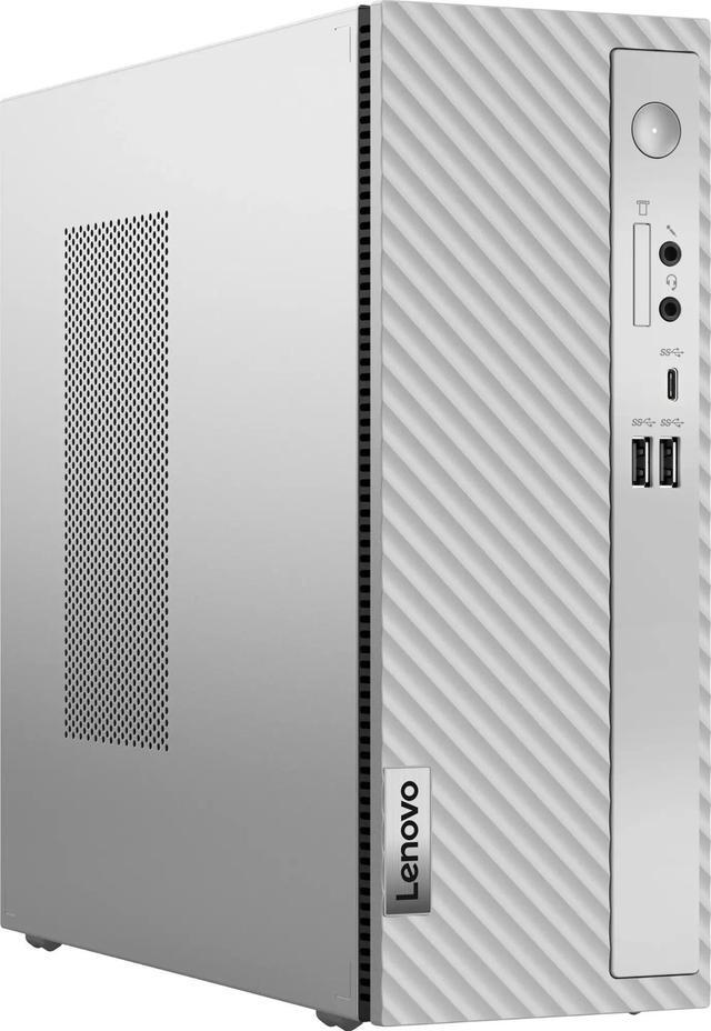 Alt view image 2 of 7 - Lenovo IdeaCentre 3i Desktop Compact Tower Intel Core i7-14700 Intel UHD Graphics 770 32GB RAM 1TB SSD USB-A 2.0 USB-A 3.2 USB-C 3.2 HDMI Bluetooth Wi-Fi 6 Mouse & Keyboard Windows 11 Pro Grey