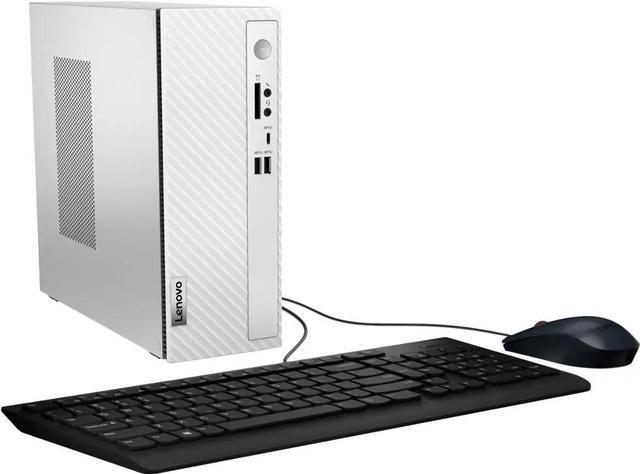 Alt view image 7 of 7 - Lenovo IdeaCentre 3i Desktop Compact Tower Intel Core i7-14700 Intel UHD Graphics 770 32GB RAM 1TB SSD USB-A 2.0 USB-A 3.2 USB-C 3.2 HDMI Bluetooth Wi-Fi 6 Mouse & Keyboard Windows 11 Pro Grey