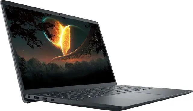 Alt view image 3 of 7 - Dell Inspiron 15 Laptop 15.6" Touchscreen Full HD 1920 x 1080 AMD Radeon AMD Ryzen 5 7530U 8GB RAM 512GB SSD HDMI 1.4 USB C 3.2 Bluetooth Wi-Fi Windows 11 Home Black | Bundled with Cable Storage