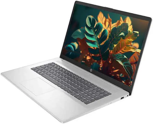 Alt view image 2 of 5 - HP 17.3" IPS Full HD 1920 x 1080 Iris Xe Graphics 13th Gen Intel Core i5-1335U 32GB RAM 2TB SSD Wi-Fi 6 , FP Reader, Backlit KB,HDMI 1.4 USB-C 720p HD Webcam Windows 11 Home Silver