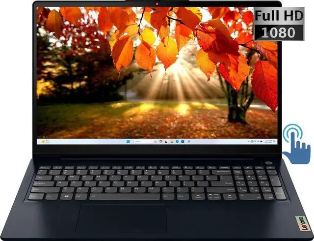 Main image of Lenovo Ideapad 3i 15.6" FHD Touchscreen Intel Core i5-1155G7 24GB RAM 2TB SSD HDMI USB-C 3.2 Intel Iris Xe Graphics Bluetooth, Wi-Fi Windows 11 Home Abyss Blue