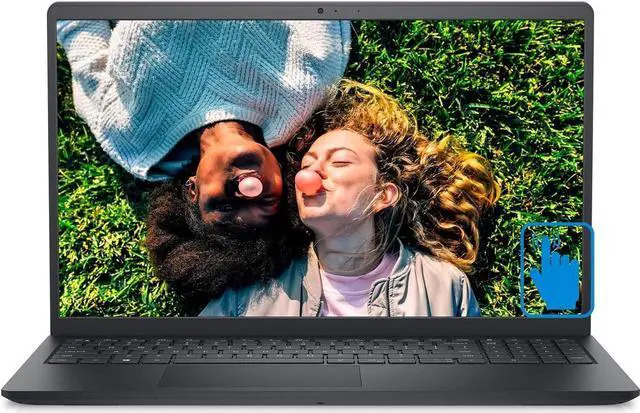 Main image of Dell Inspiron Business 15.6" Full HD Touchscreen Intel core i5-1235U 16GB DDR4 RAM 1TB SSD HDMI 1.4, USB-A 3.2, USB-A 2.0, Bluetooth, Webcam Windows 11 Pro Black | Bundled with Anti Blue Light Film