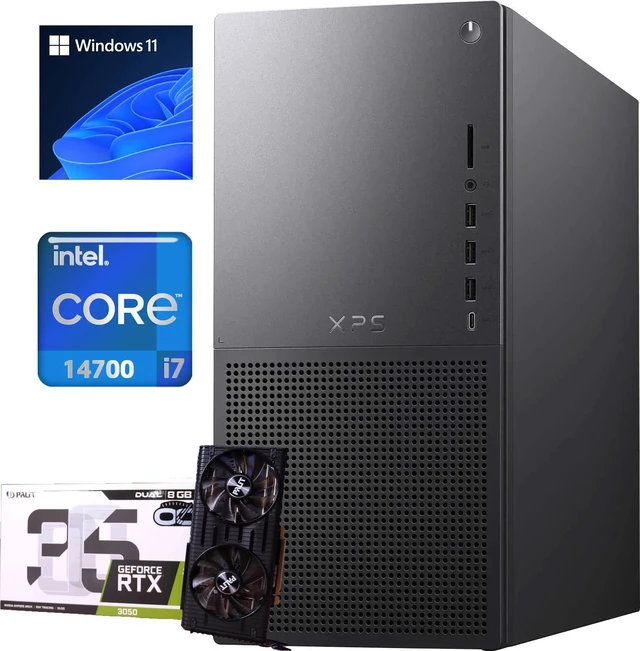 Dell XPS 8960 Gaming Desktop Tower Intel Core i7-14700 NVIDIA