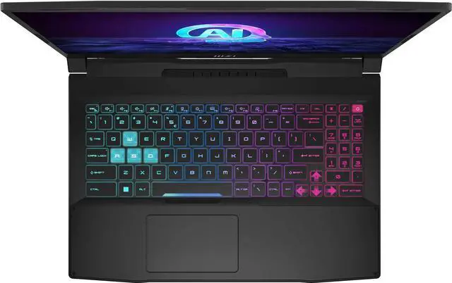 Alt view image 4 of 7 - MSI Katana 15 15.6" 144Hz FHD Gaming NVIDIA GeForce RTX 4070 AMD Ryzen 9-8945HS (Beats i9-14900) 16GB DDR5 RAM 2TB SSD DP1.4 HDMI USB-C Wi-Fi 4-Zone RGB Backlit Windows 11 Home Black | Laptop Stand