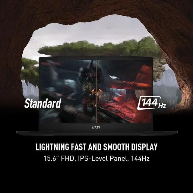 Alt view image 5 of 7 - MSI Katana A15 15.6" 144Hz FHD Gaming NVIDIA GeForce RTX 4060 AMD Ryzen 7-8845HS (Beats i9-13900H) 32GB DDR5 RAM 2TB SSD 4-Zone RGB Backlit KB WiFi 6E Bluetooth 5.3 Windows 11 Pro | Large-MousePad