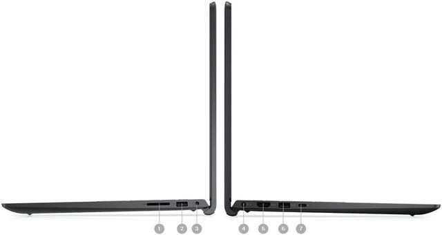 Alt view image 7 of 7 - Dell Inspiron 15.6" FHD Touch Intel Iris Xe graphics 13th Gen Intel Core i7-1355U 16GB RAM 1TB SSD 1TB HDD Wi-Fi 6 Bluetooth USB-C 3.2 HDMI 1.4 1080p Webcam Windows 11 Home Black | Value Bundle