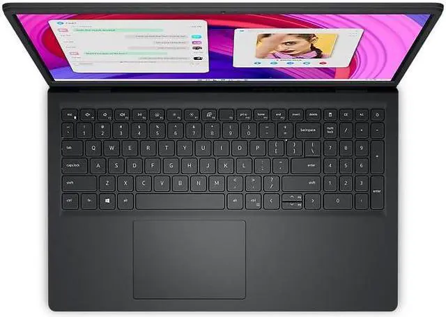 Alt view image 5 of 7 - Dell Inspiron 15.6" FHD Touch Intel Iris Xe graphics 13th Gen Intel Core i7-1355U 16GB RAM 512GB SSD 1TB HDD Wi-Fi 6 Bluetooth USB-C 3.2 HDMI 1.4 1080p Webcam Windows 11 Home Black | Value Bundle