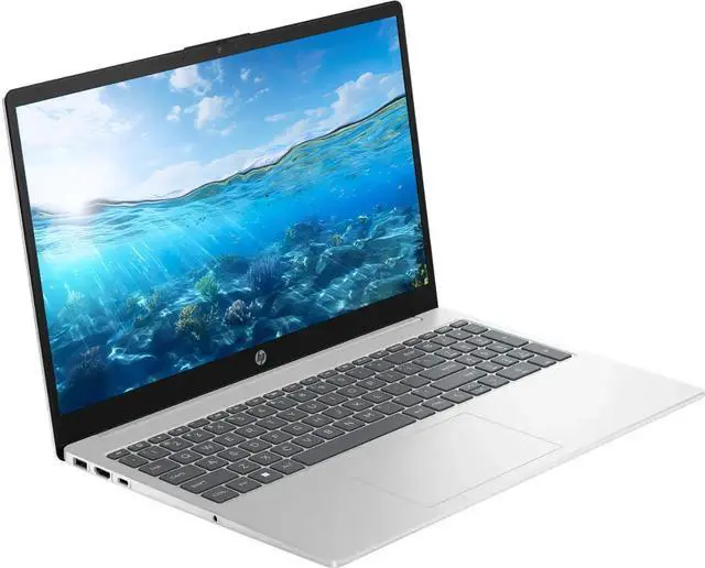 Alt view image 6 of 7 - HP 15.6" HD Touch Intel core i3-1215U (Beats i5-1135G7) 8GB RAM 256GB SSD Intel UHD Graphics HDMI 1.4 USB-C 3.0 WebCam Bluetooth Wi-Fi 6E Long Battery Windows 11 Pro Silver Bundled with HB Value Gift