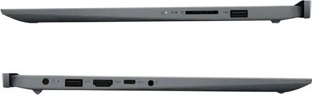 Alt view image 6 of 7 - Lenovo Ideapad 1 15.6" FHD IPS Touch AMD Ryzen 7 5700U (Beat i7-1255U) 24GB RAM 512GB SSD Radeon Graphics Fingerprint HDMI Wi-Fi Bluetooth USB-C Long Battery life Windows 11 Pro Gray | Value Gift Set