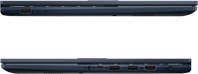 Alt view image 5 of 7 - ASUS Vivobook 15.6" Full HD Laptop Intel core i5-1235U (Beats i7-1165G7) 8GB RAM 256GB SSD Wi-Fi Bluetooth HDMI 1.4 USB-C 3.2 Webcam HD Long Battery life Windows 11 Pro Blue | Valued Gift Set
