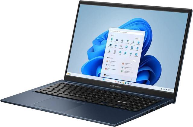 Alt view image 4 of 7 - ASUS Vivobook 15.6" Full HD Laptop Intel core i5-1235U (Beats i7-1165G7) 8GB RAM 256GB SSD Wi-Fi Bluetooth HDMI 1.4 USB-C 3.2 Webcam HD Long Battery life Windows 11 Pro Blue | Valued Gift Set