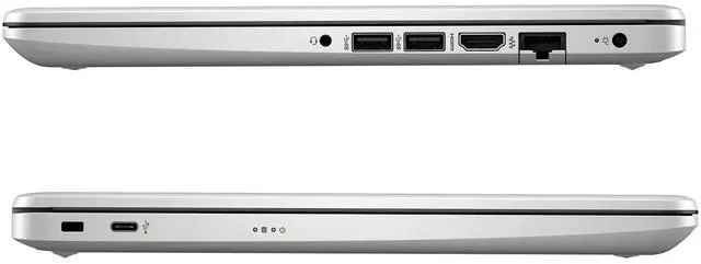 Alt view image 6 of 7 - HP 14" HD Everyday Laptop  Intel Celeron N4120 4GB RAM 64GB eMMC (1 Year Microsoft 365 Included) Intel UHD Webcam Long Battery (11-hour) Wi-Fi 5 Bluetooth USB-C HDMI Windows 11 Home Silver | Gift Set