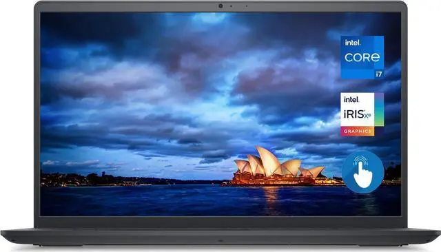 Main image of Dell Inspiron 15 3000 Series 3520 Laptop, 15.6" FHD Touchscreen, 12th Gen Intel Core i7-1255U, 16GB RAM, 1TB PCIe SSD, Webcam, HDMI, Wi-Fi 6, Windows 11 Home, Black