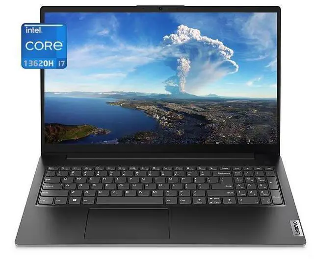 Main image of Lenovo V-Series V15 G4 15.6" Full HD Business Laptop Intel Core i7-13620H 24GB RAM 512GB SSD HDMI RJ45 Webcam Wi-Fi Bluetooth USB-C 3.2 Numeric Keypad Windows 11 Pro Black
